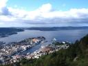 Bergen from Mount Fløyen